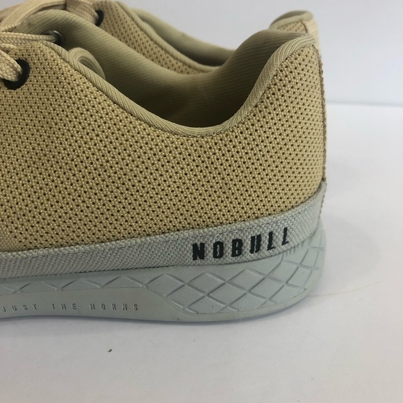 Nobull canvas cream sneakers. - Picture 2 of 8